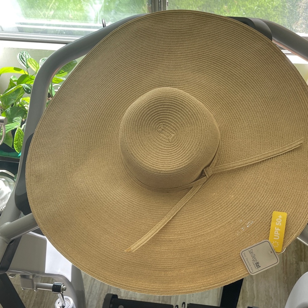 San Diego Hat Company Tan Wide Brim Hat